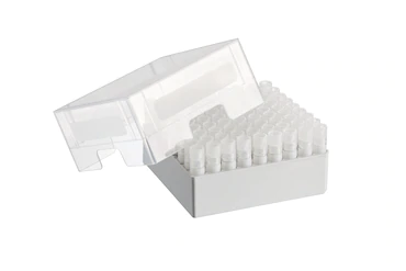 艾本德儲存盒 9 × 9, 可放置 81  個螺旋蓋（凍存）管， 3   mL，2  件，高 76  mm，3  英寸，聚丙烯材料，可耐受最低 -86  °C，可高溫高壓滅菌，帶蓋子并具有數(shù)字字母標識